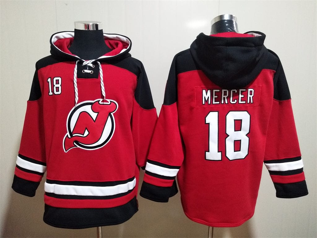New Jersey Devils Hoodie #18 MERCER
