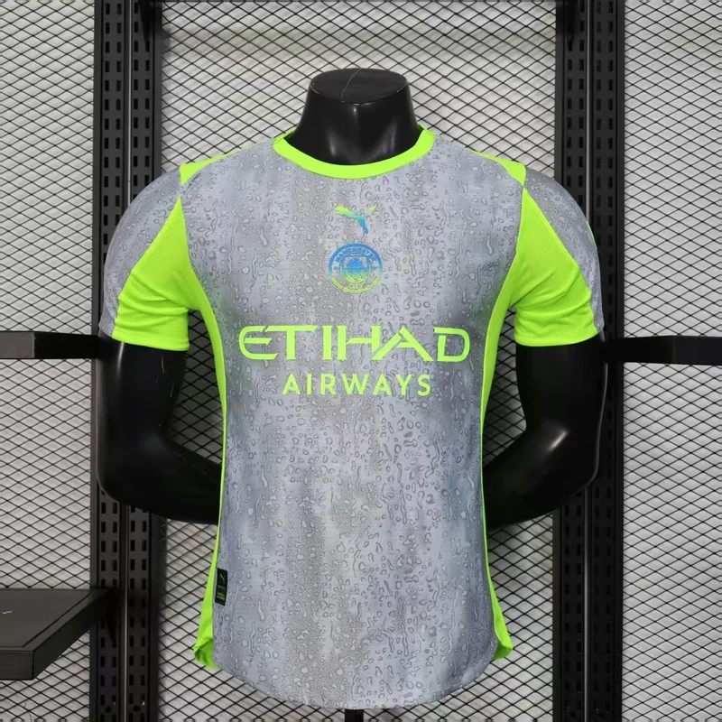 2025/2026 Premier League Manchester City Team Away Football Jersey Player Version