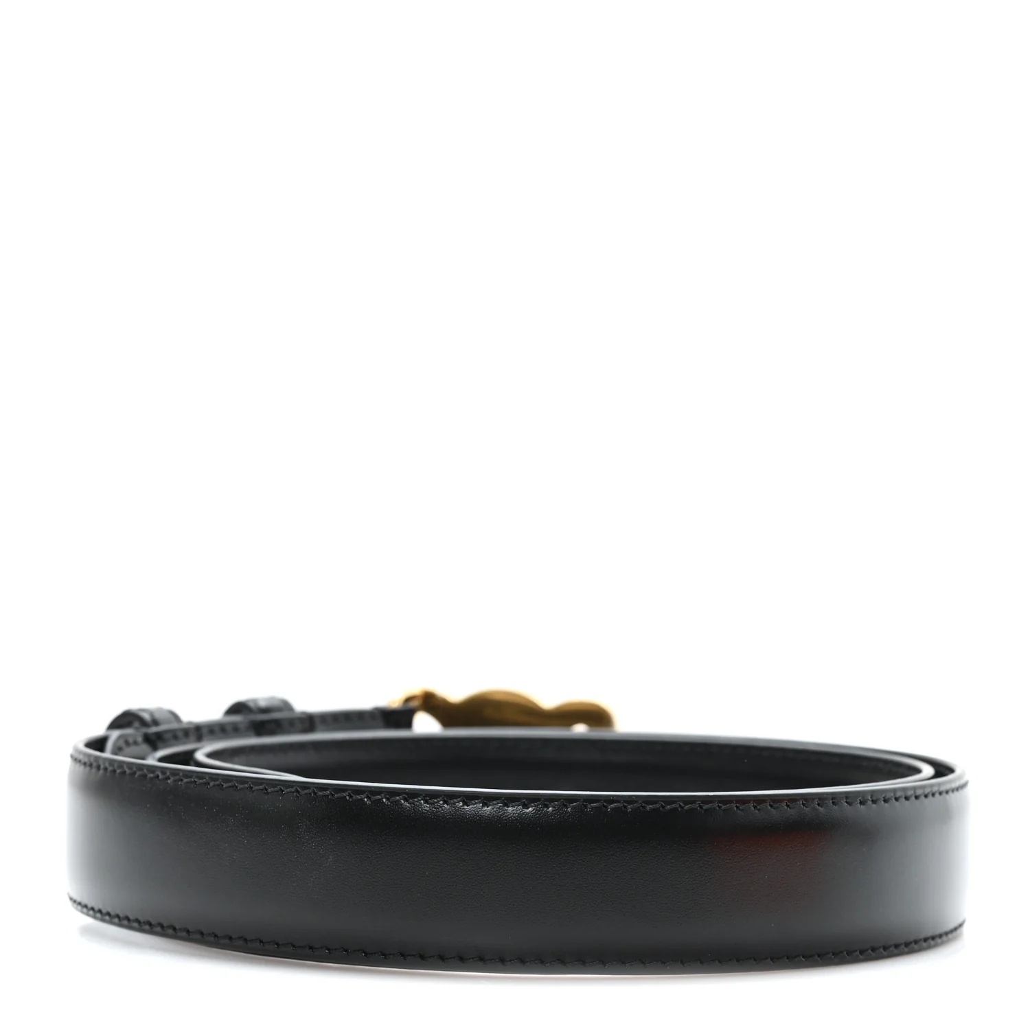 Box Calfskin Medium 25mm Triomphe Belt 85 34 Black