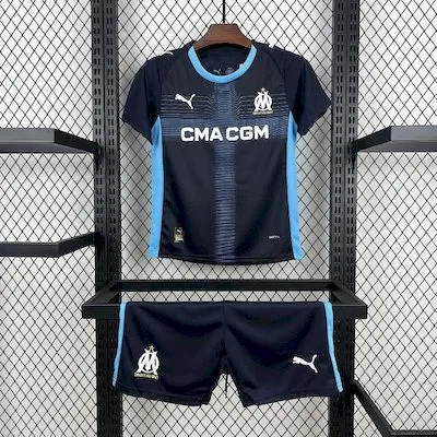 2025-26 Marseille OM Away Kids Football jersey
