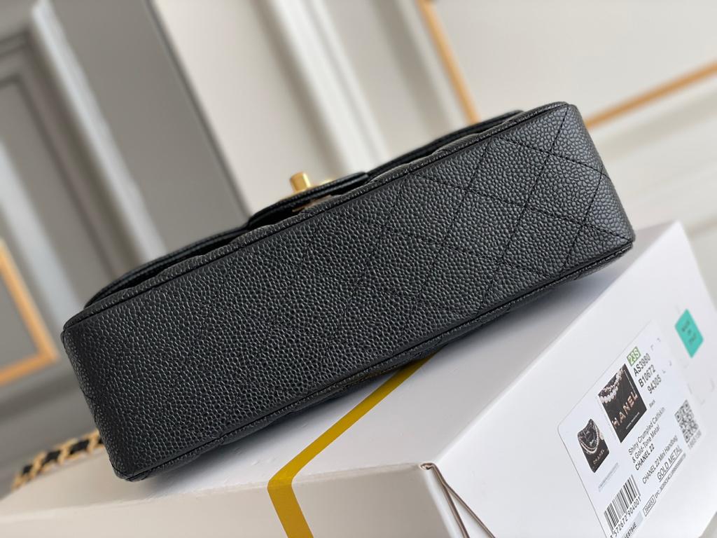 Chanel Caviar Small Double Flap Bag 23cm/ 9.1in