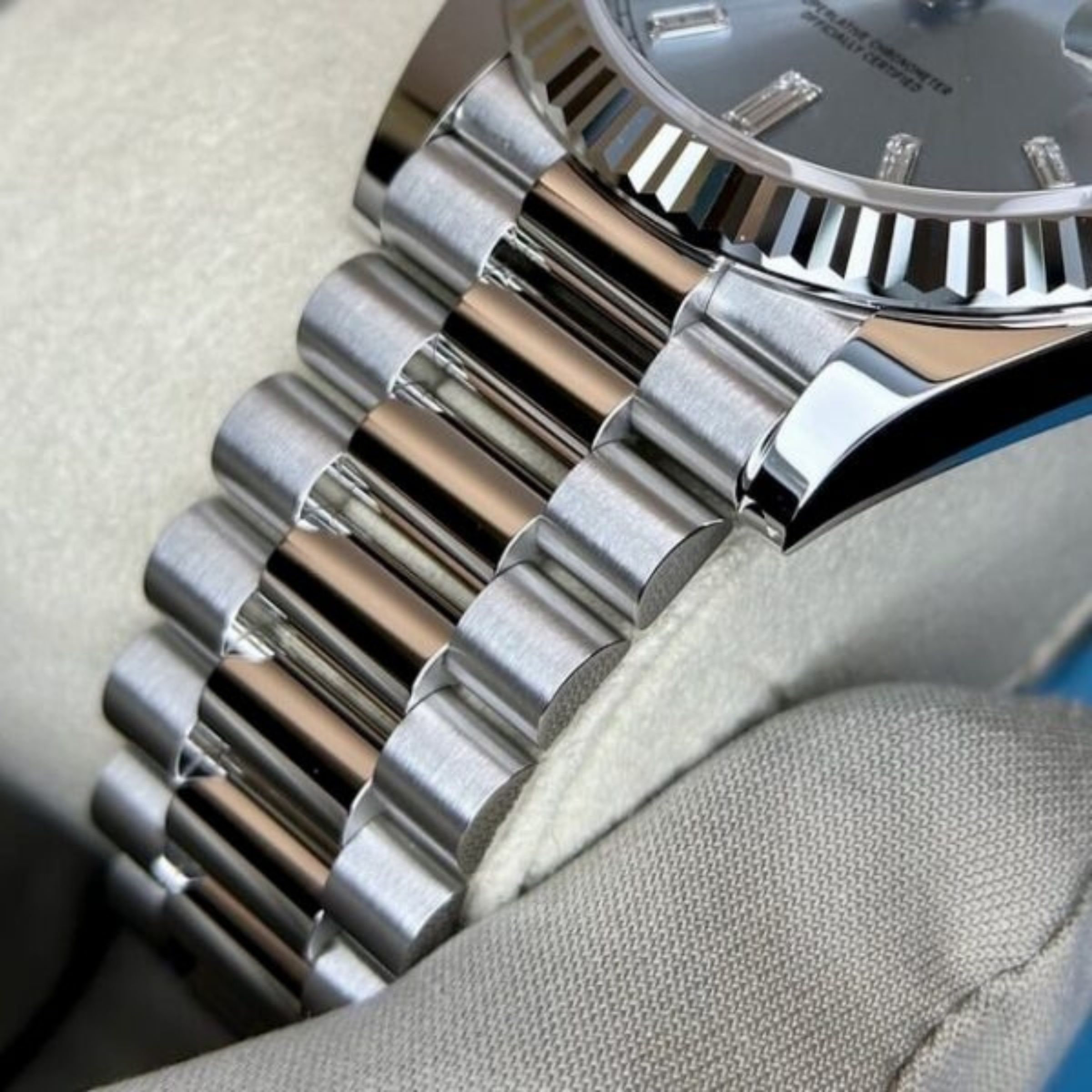 [Superclone] Rolex Day-Date 36mm Ice-Blue Dial President 128236