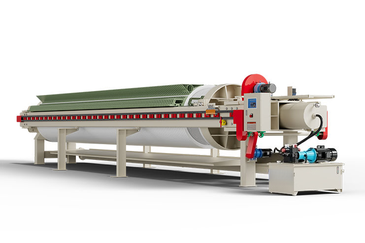 High pressure circular filter press