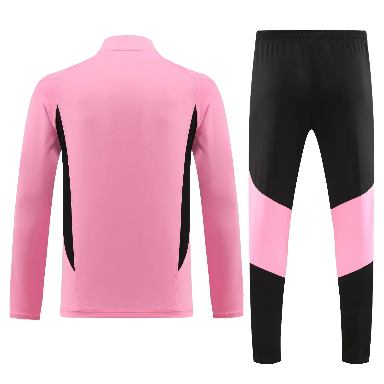 2023/2024 Inter Miami Half Pull Training Wear Pink Football Shirt 1:1 Thailand Quality Suit