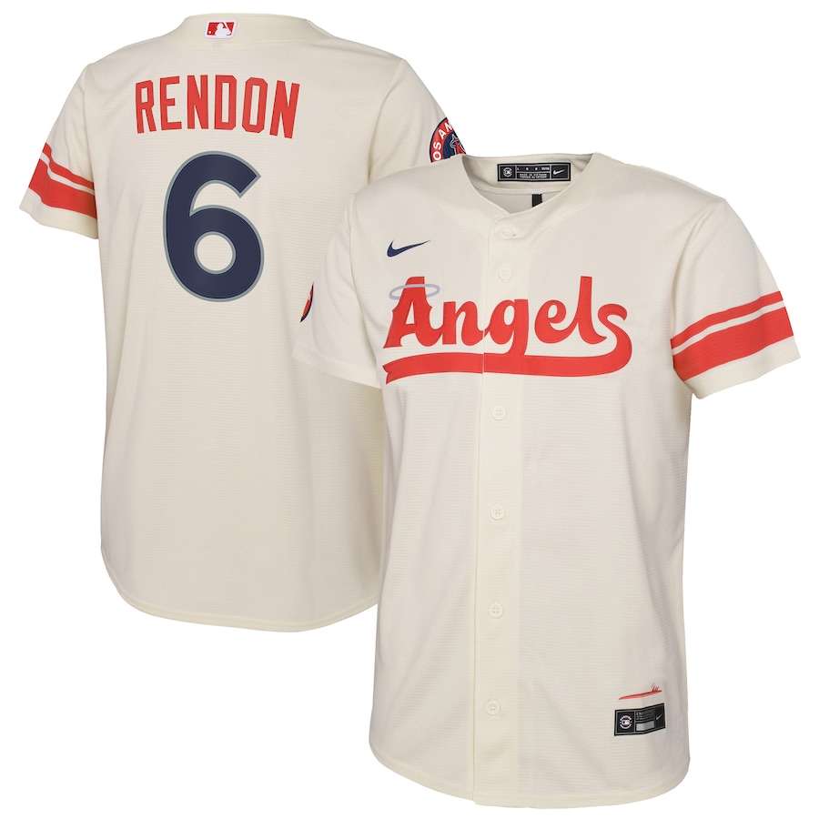 Anthony Rendon Los Angeles Angels Youth City Connect Player Jersey Cream