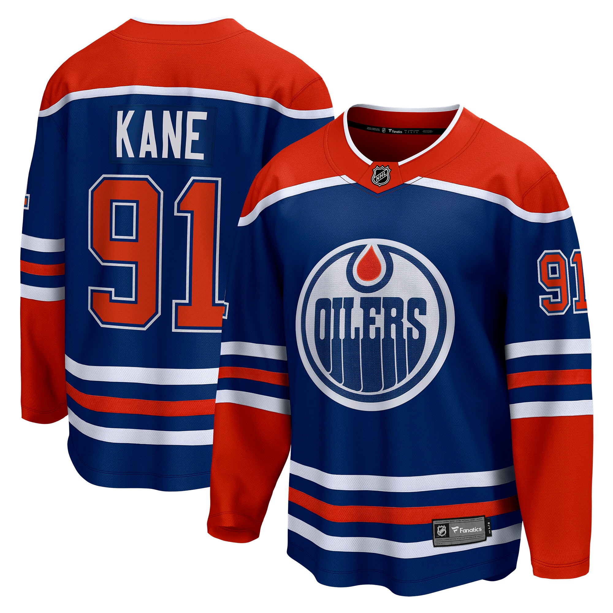 Evander Kane Edmonton Oilers Fanatics Home Breakaway Player Jersey – Royal