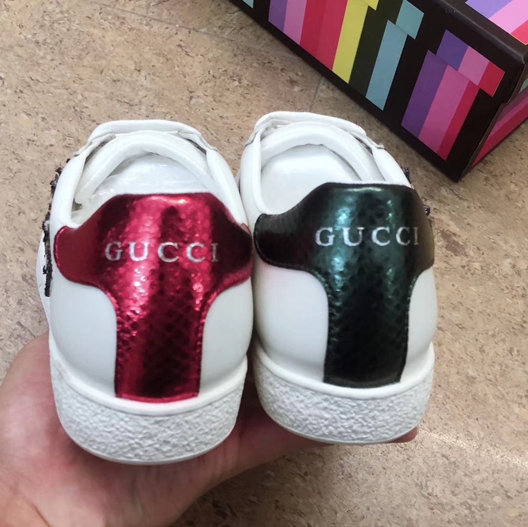 Gucci Women’S Ace Sneaker With Three Little Pig