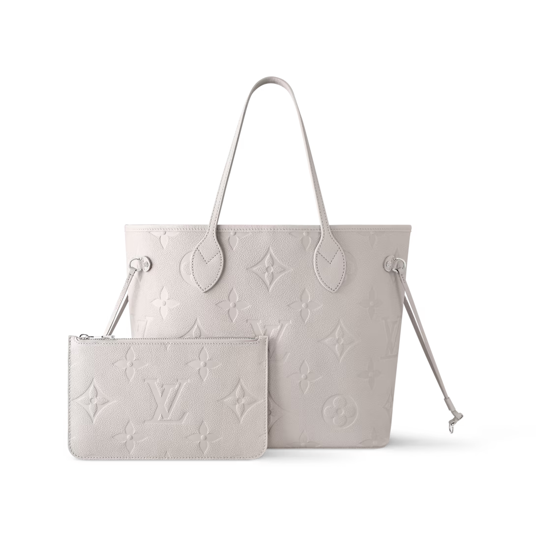 Louis Vuitton Neverfull Mm Tote Bag Brume Gray 31cm M13758