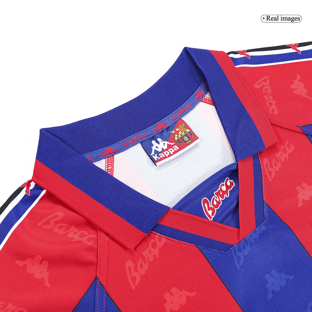 Guardiola #4 Barcelona 1996/97 Retro Home Soccer Jersey