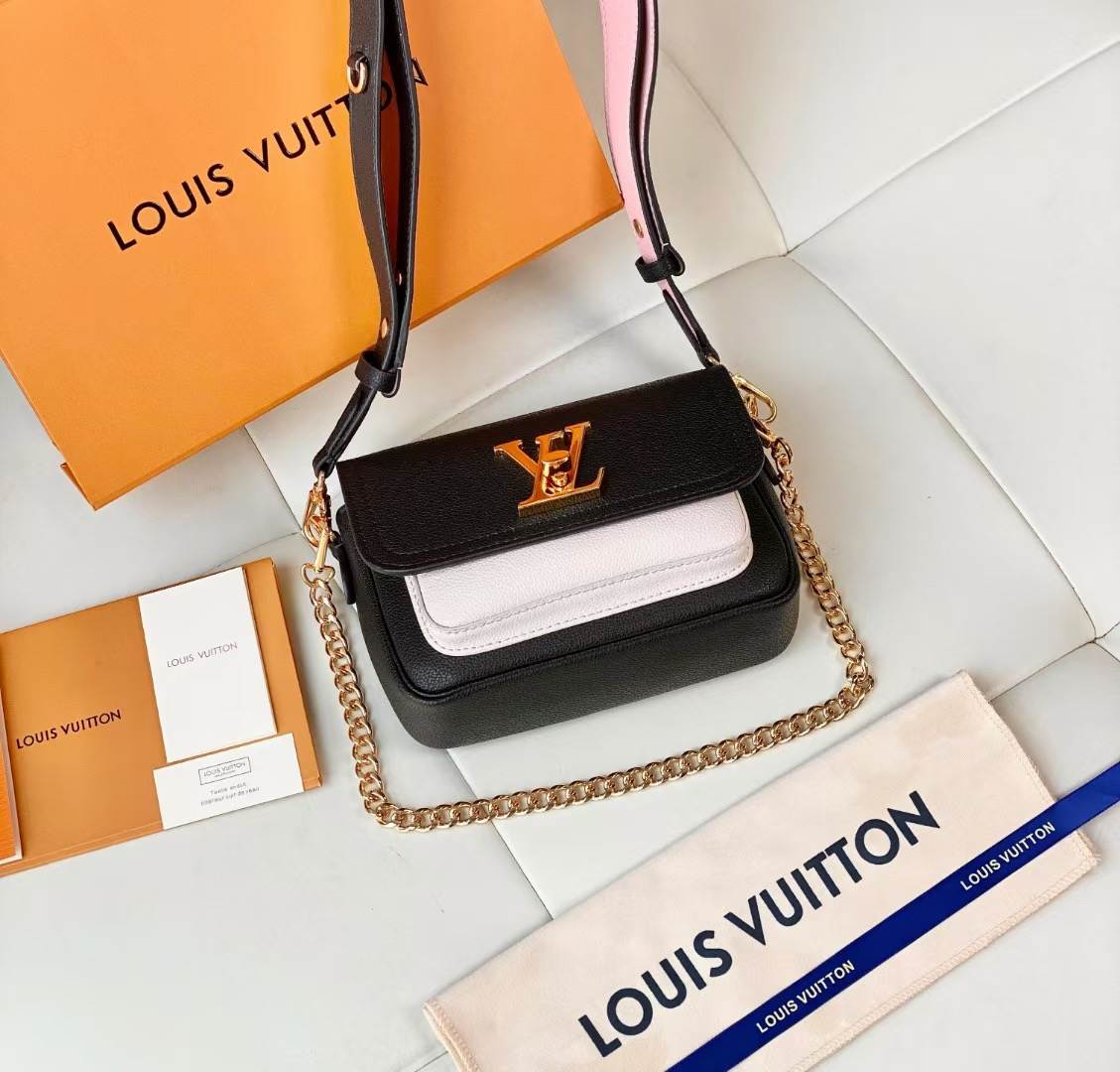 Louis Vuitton Lockme Tender 19Cm Black