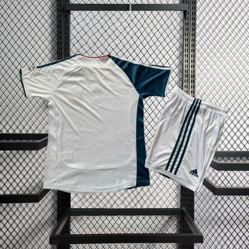 Retro KIDS 2006-07 KIDS Liverpool Away Football jersey retro