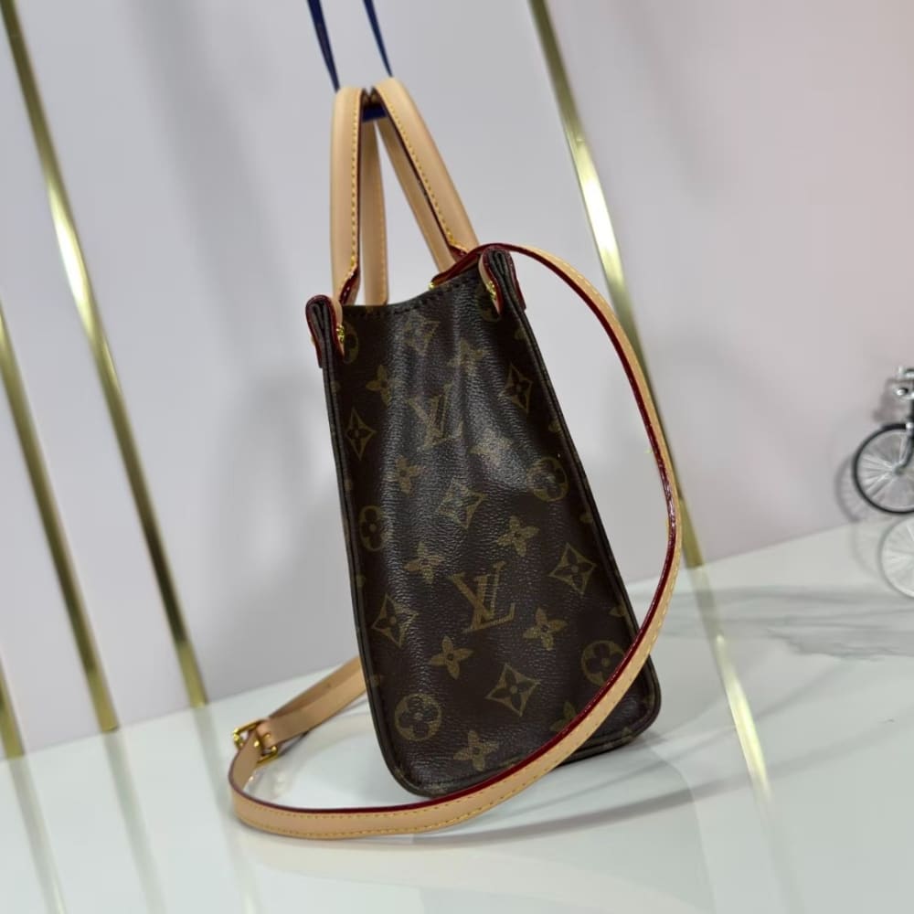 Louis Vuitton X Takashi Murakami Onthego BB Monogram Canvas Brown 18Cm M13668