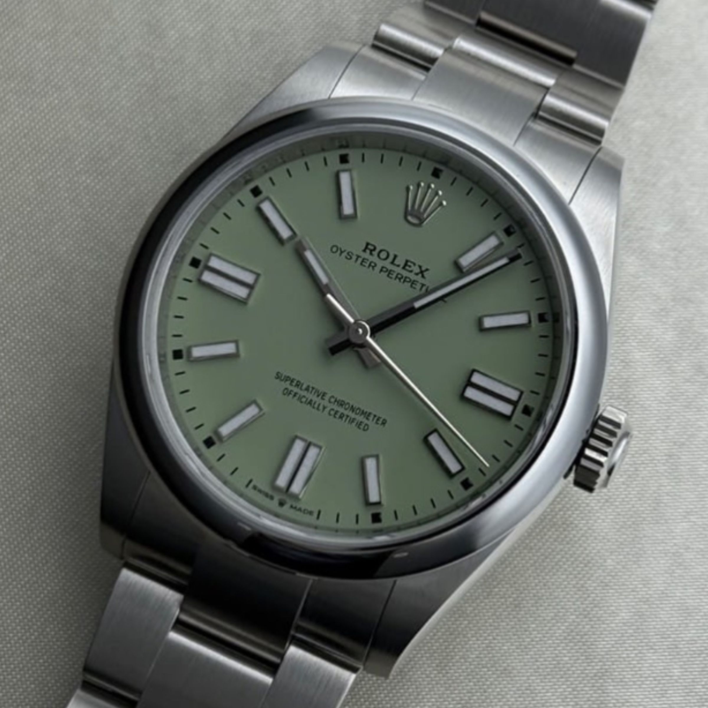 [Superclone] Rolex Oyster Perpetual 41mm Pistachio Dial Oyster 134300