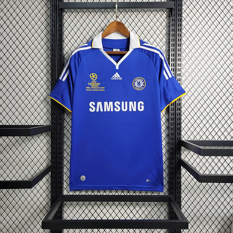 Retro 2008-2009 Chelsea Home UCL  Football jersey retro