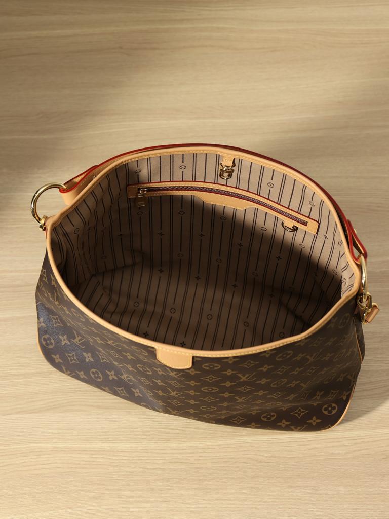 Louis Vuitton Delightful Monogram Bag Brown 40Cm M40352