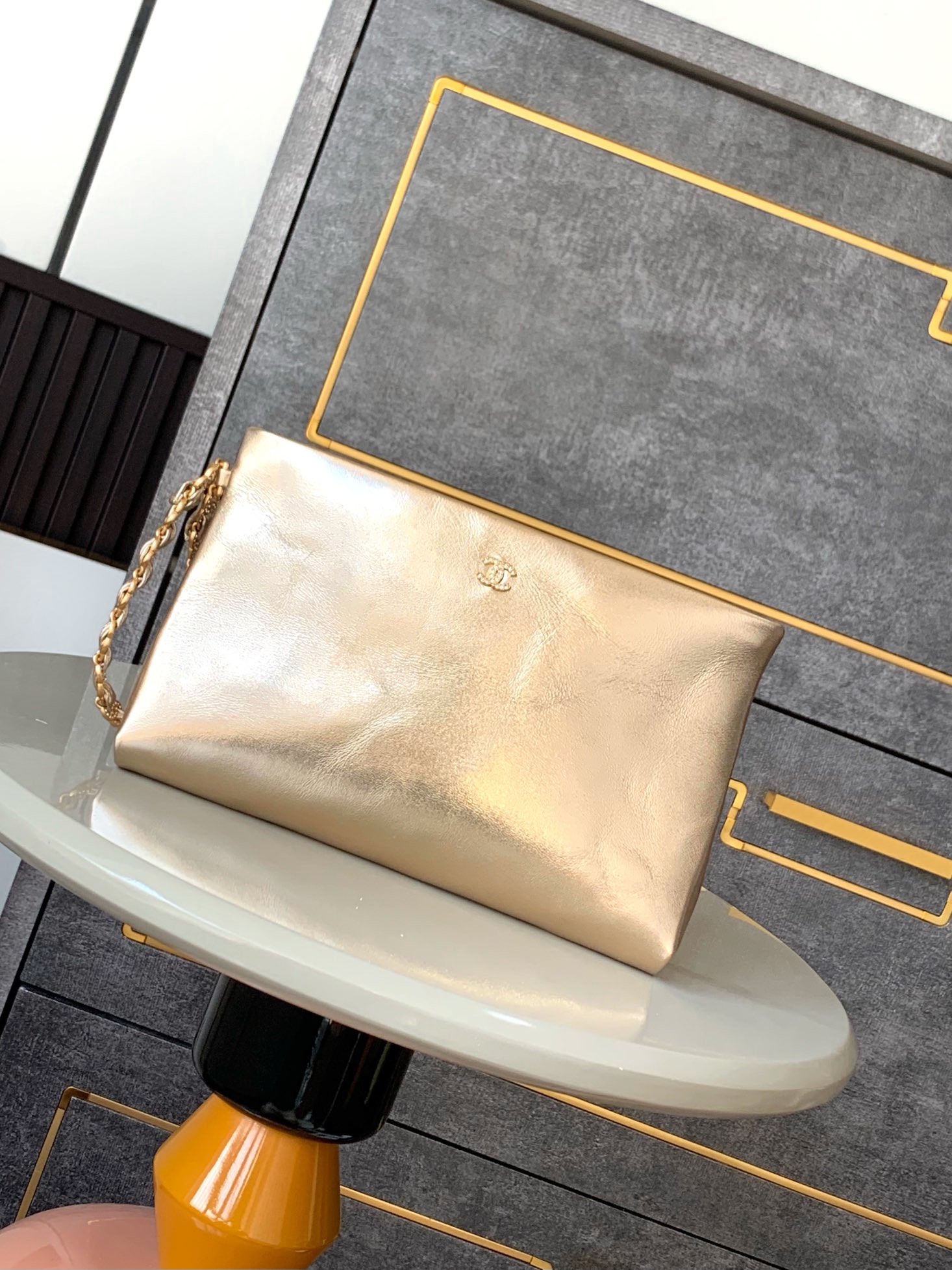 OHANEL 24K hand diamond bracelet bag