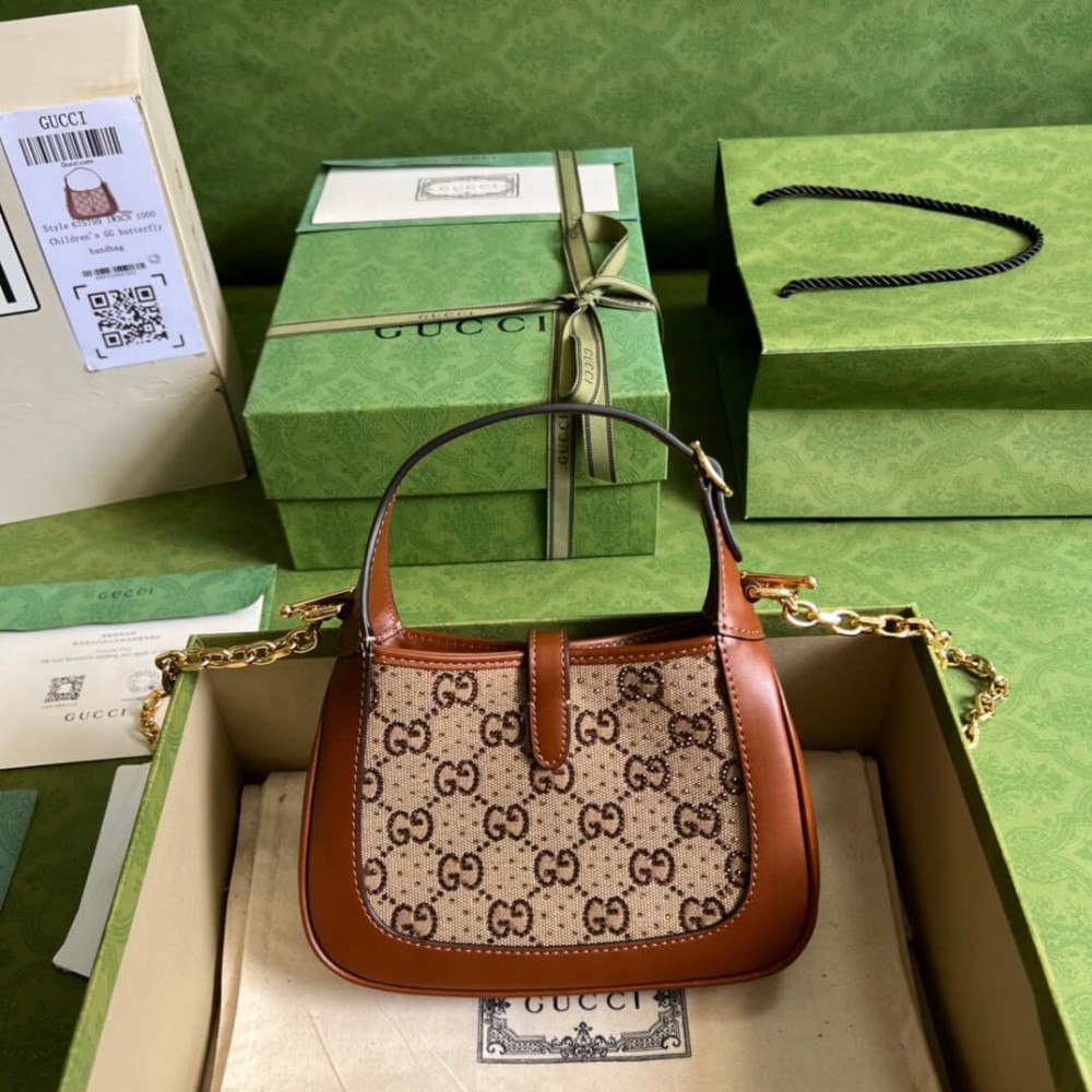 Gucci Jackie 1961 Crystal GG Mini Shoulder Bag 19cm
