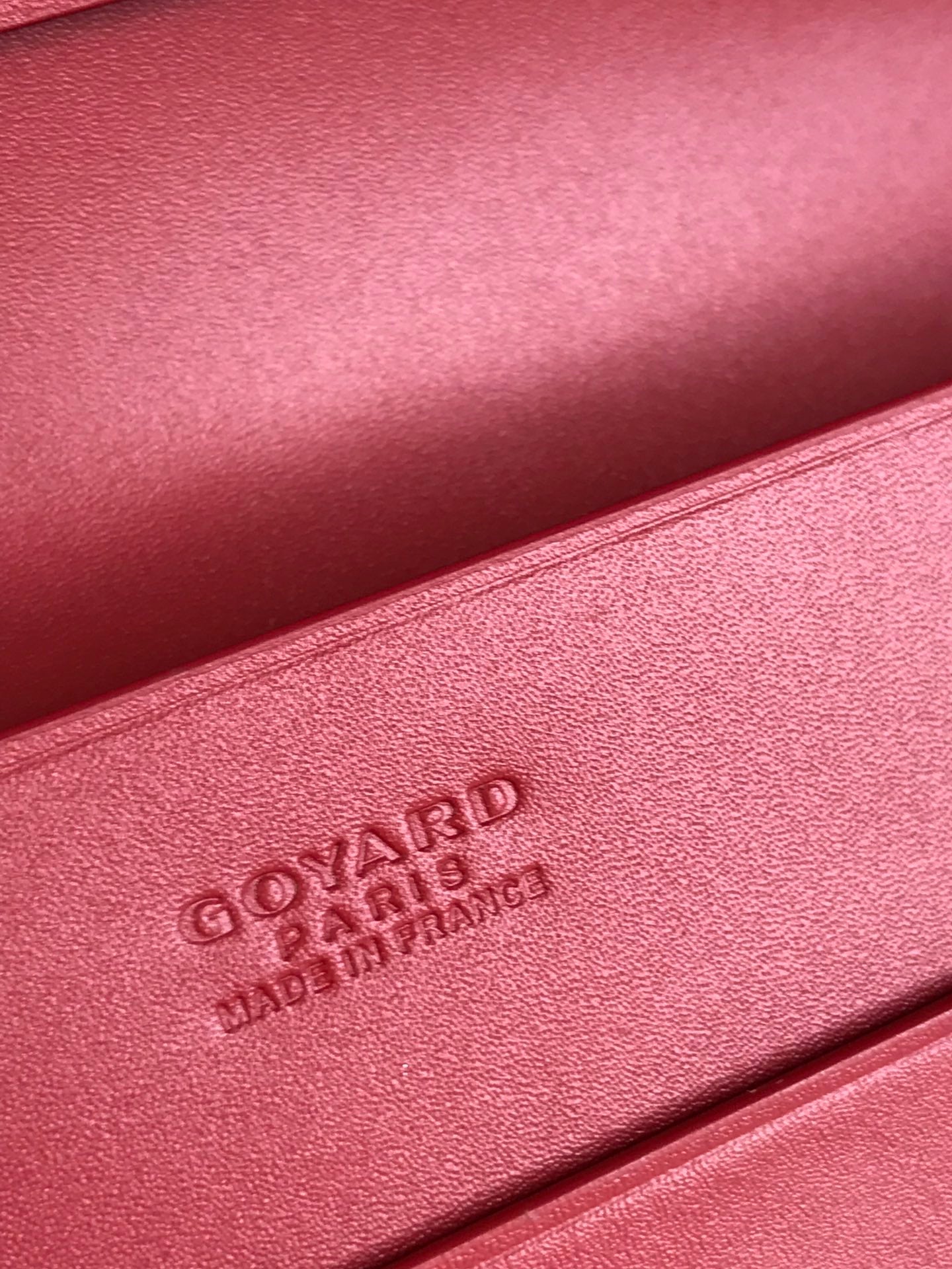 Goyard Richelieu Wallet 19 Cm Classic Red Goyardine Canvas