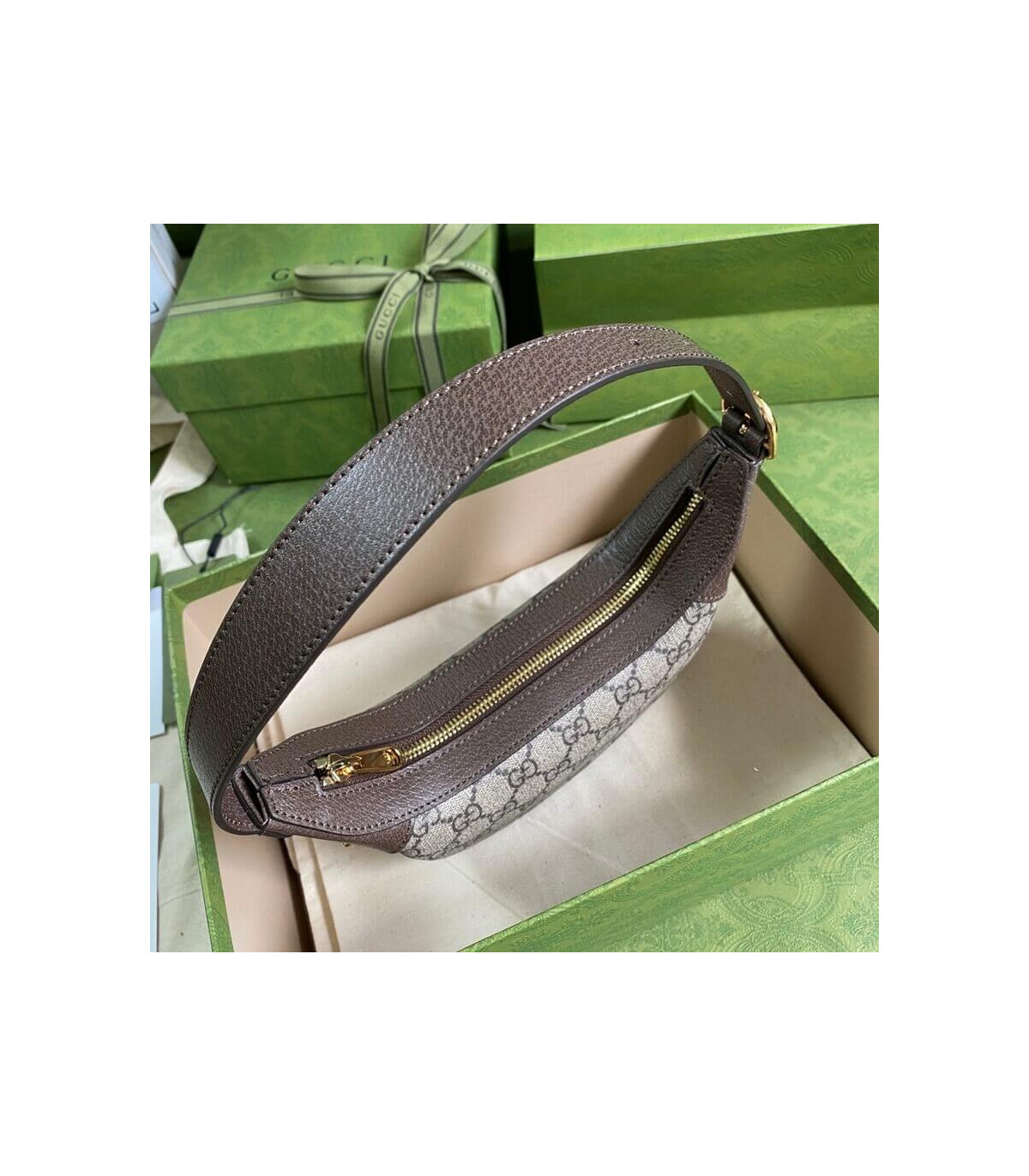 Gucci Ophidia GG Mini Bag Coffee