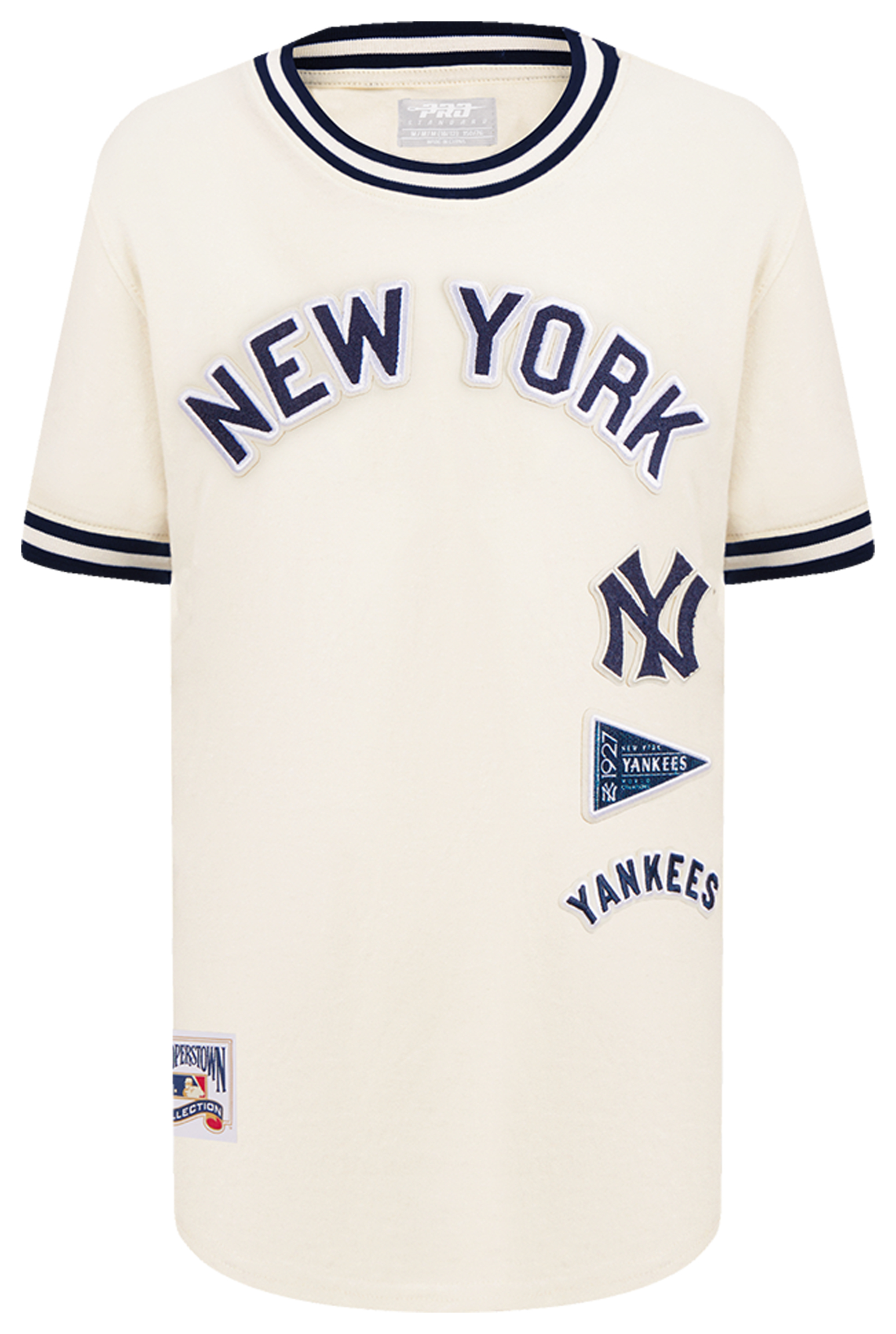 Pro Standard New York Yankees Retro Classic Striped Rib Tee