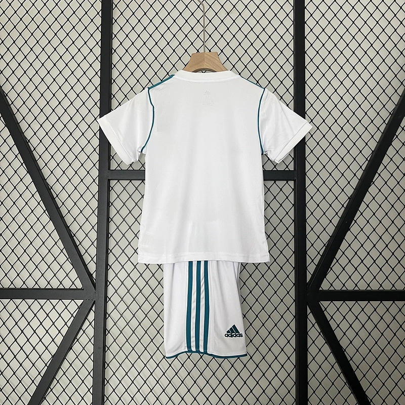 Retro KIDS 2017-18 Real Madrid home RONALDO Benzema BALE Sergio Ramos ISCO KROOS MODRIC Football jersey retro
