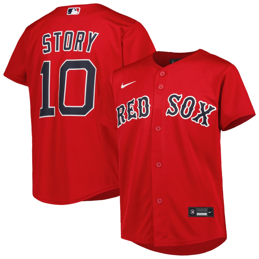 Trevor Story Boston Red Sox Youth Alternate Player Jersey Red