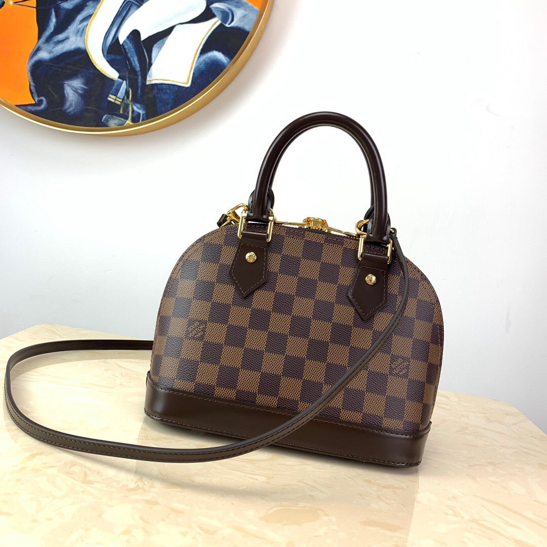 Louis Vuitton Alma Bb Damier Ebene 23Cm