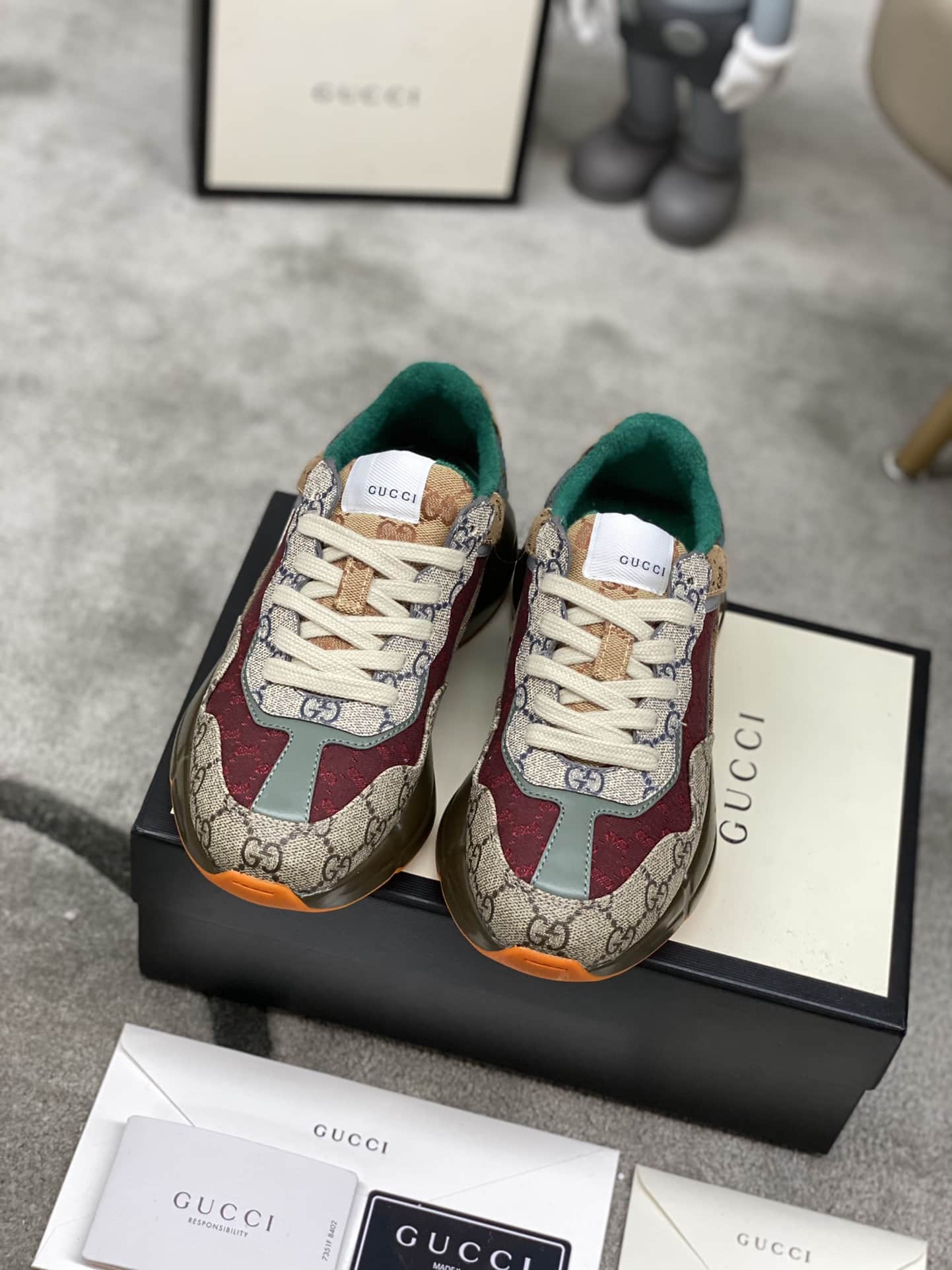 Gucci Women’S Gg Rhyton Sneaker ?619891 99Wg0-6060