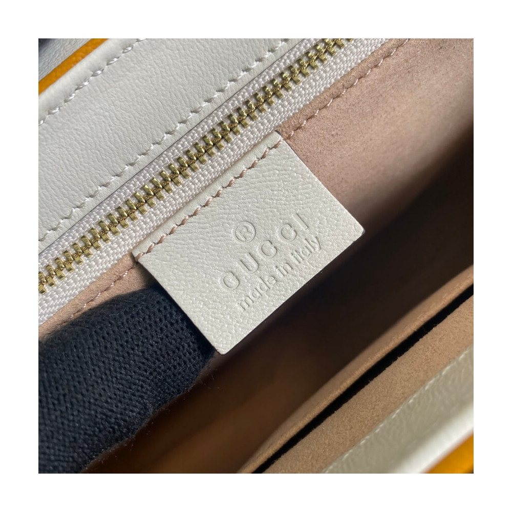 Gucci Padlock Small Shoulder Bag White