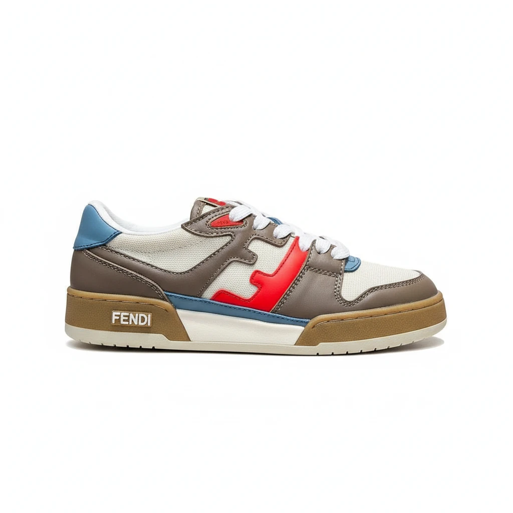 FENDI Match Canvas low-tops sneakers