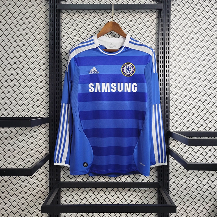 Retro 2011-12 Chelsea Home Long Sleeve   Football jersey retro