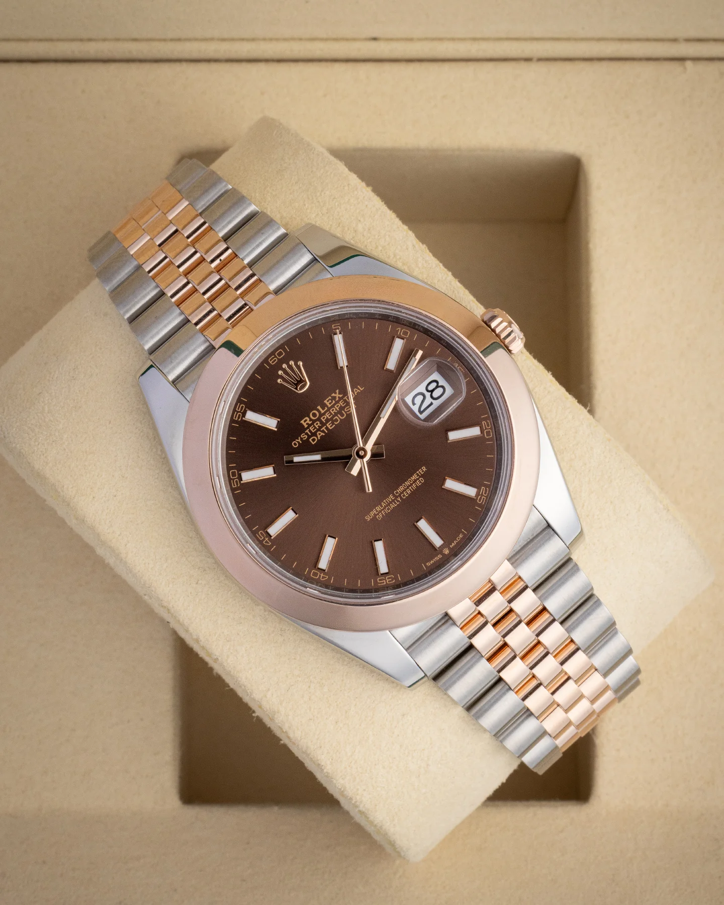 [Superclone] Rolex Datejust 41mm Chocolate Dial Jubilee 126303