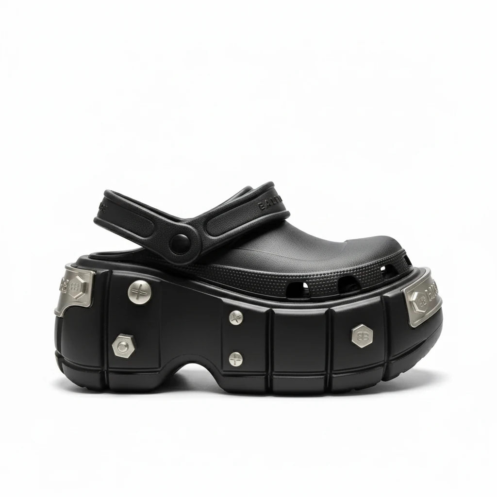 Balenciaga x Crocs Hardcrocs Sandal Black