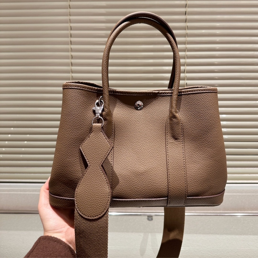 Hermes Garden Party Voyage 30 Bag Brown 30cm