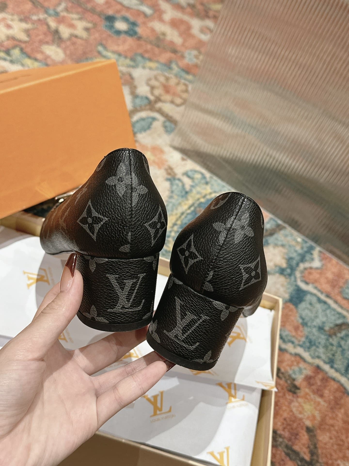 Louis Vuitton Madeleine Pumps Monogram Black