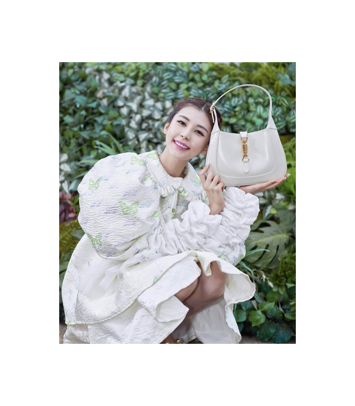 Gucci Jackie 1961 Small Hobo Bag In White Leather 27.5cm