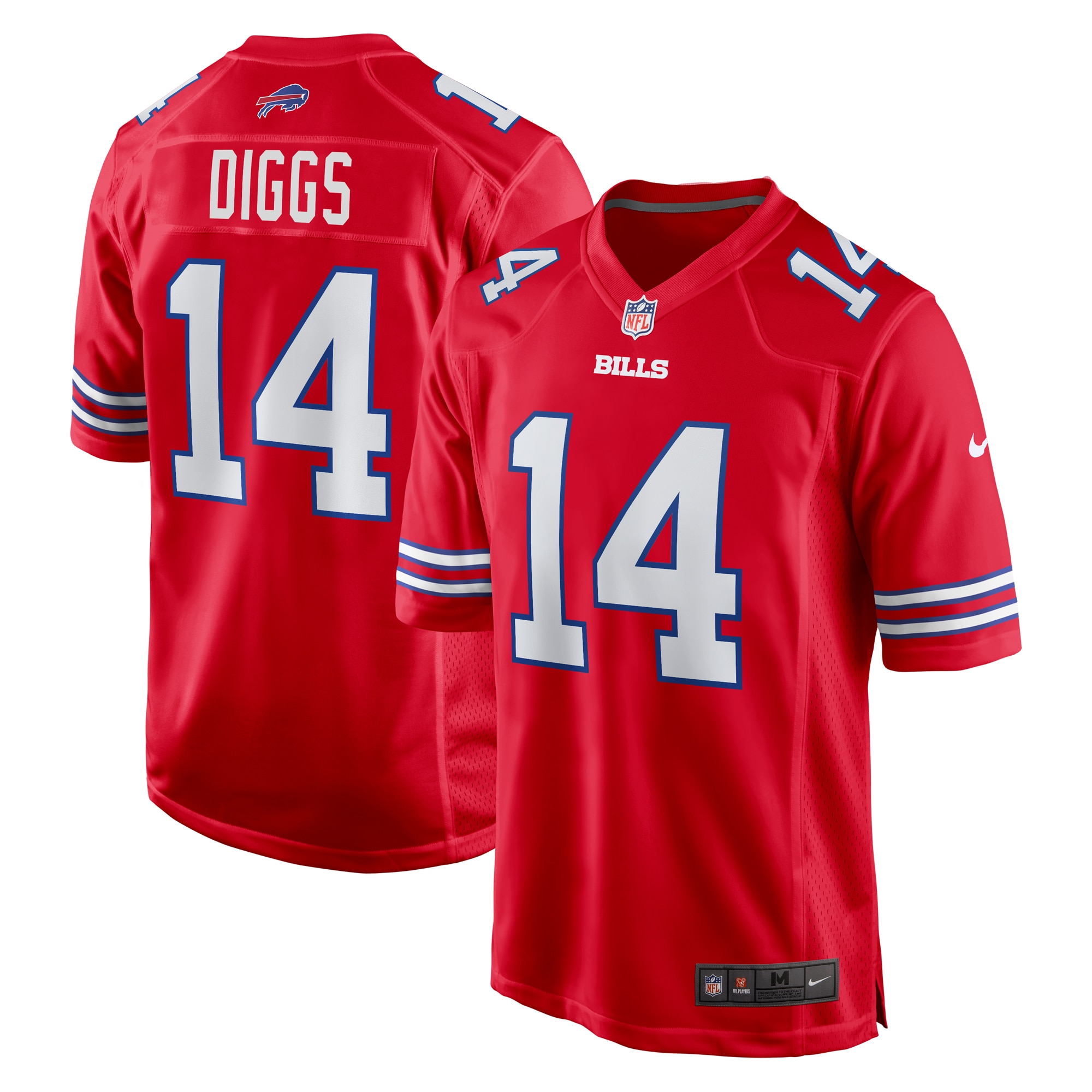 Stefon Diggs Buffalo Bills Nike Alternate Game Jersey - Red