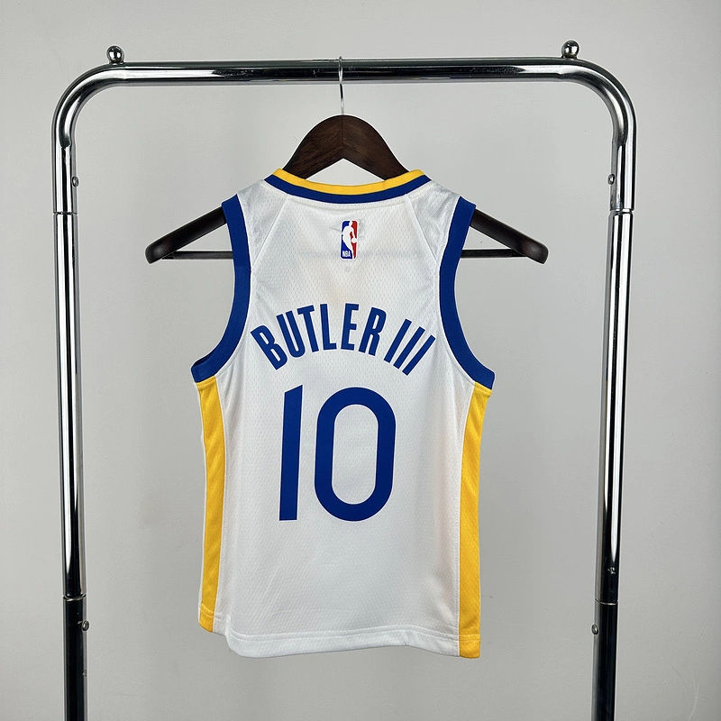 Kids 2023 NBA Golden State Warriors 10 BUTLERIII Basketball Jersey