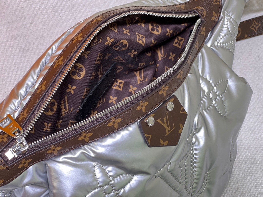 Louis Vuitton Maxi Bumbag Silver 44Cm M20971