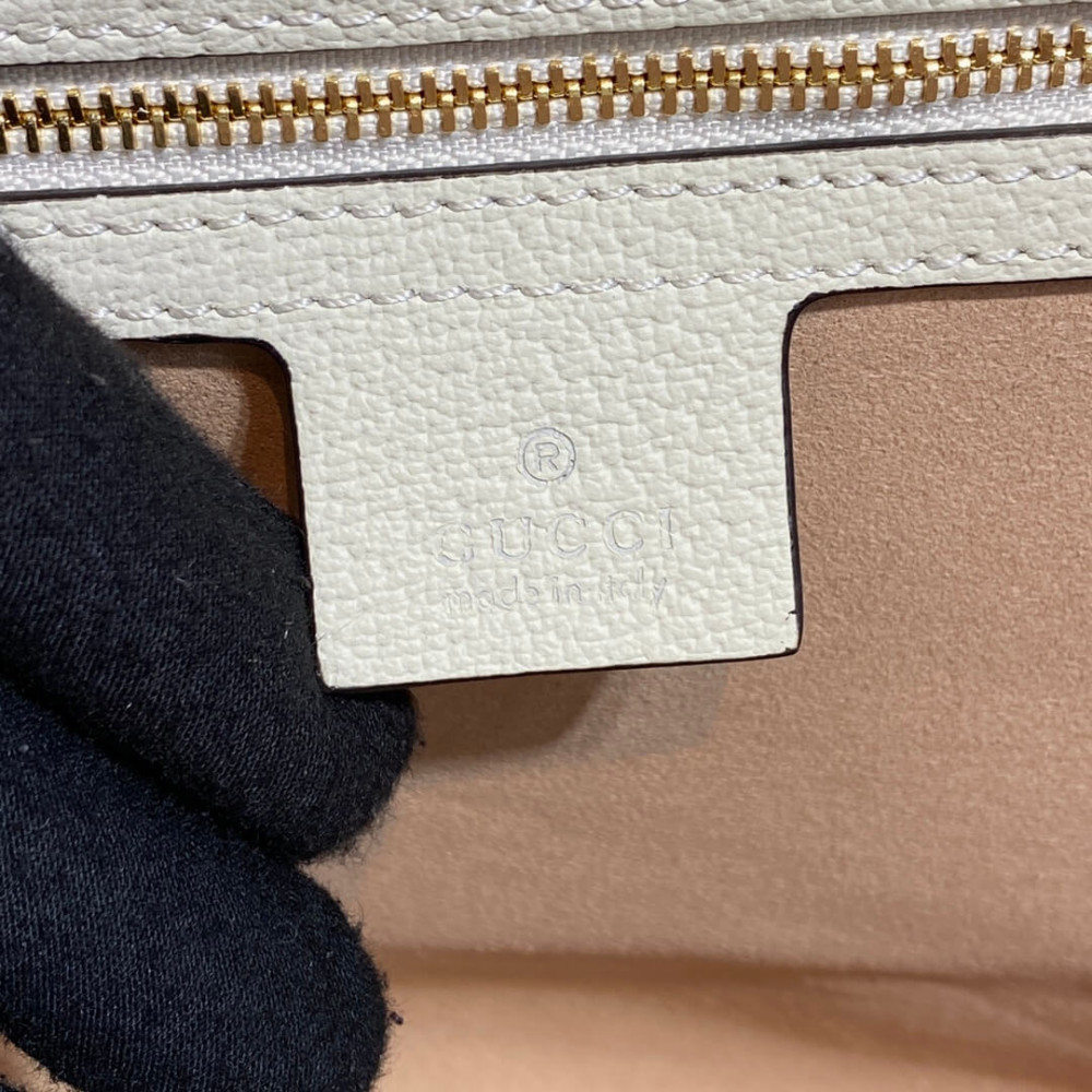 Gucci Ophidia GG Medium Tote White