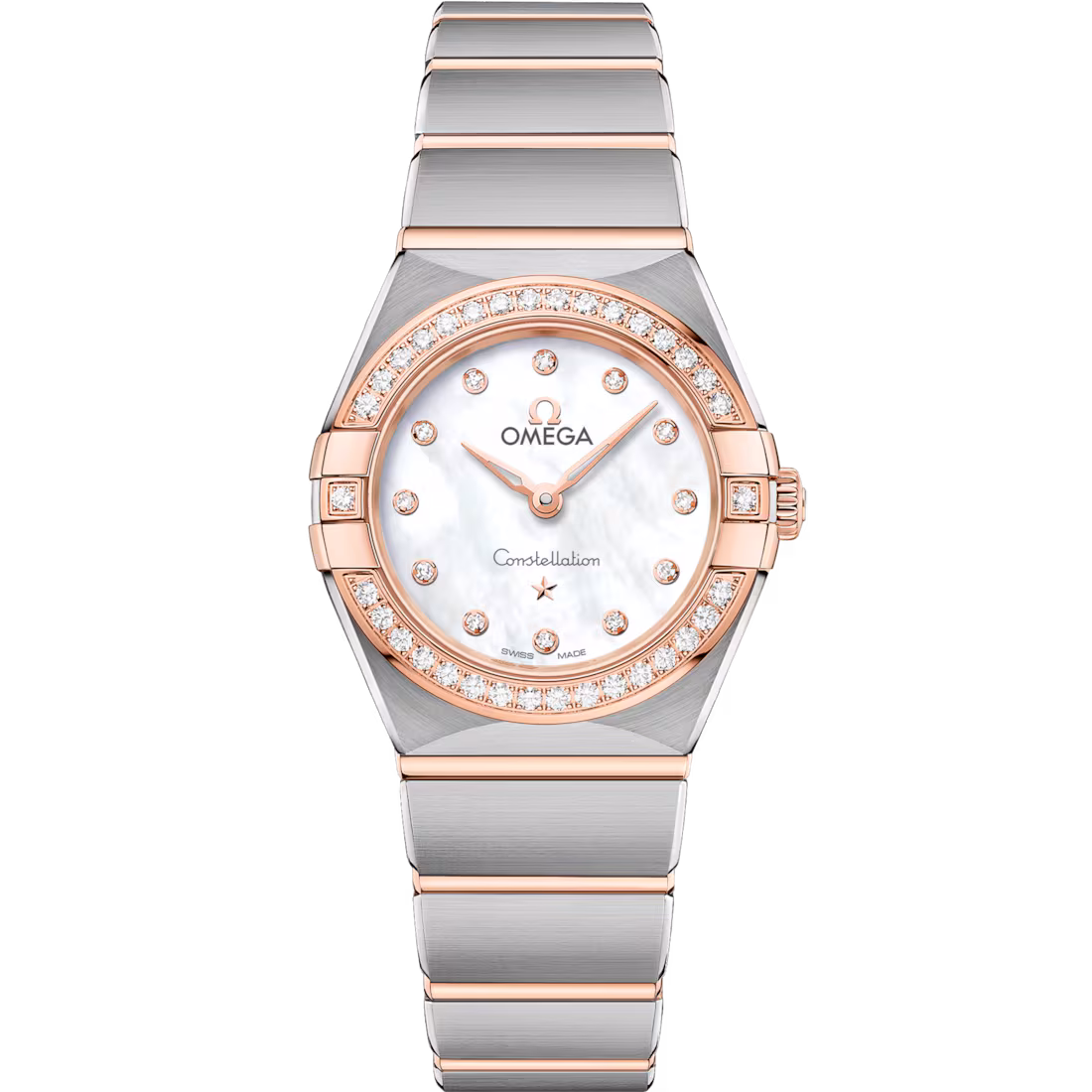Omega Constellation Ladies' Selection 25mm steel ‑ Sedna™ gold on steel ‑ Sedna™ gold 131.25.25.60.55.001