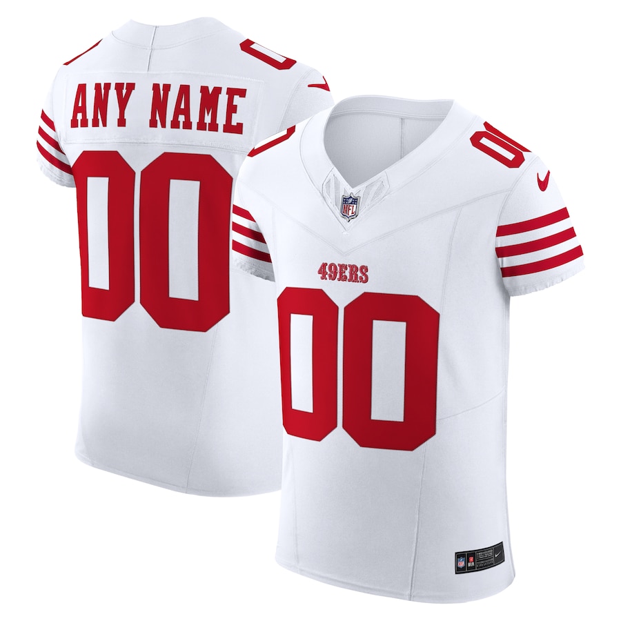 Men's Nike Scarlet San Francisco 49ers Vapor F.U.S.E. Elite Custom Jersey