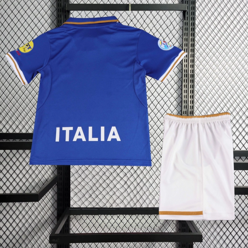 Retro 1996 Italy home KIDS MALDINI ZOLA DI MATTEO DEL PIERO Football jersey retro