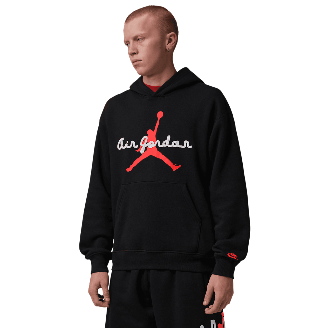 Jordan AJ6 Script Brooklyn Fleece Pullover Hoodie