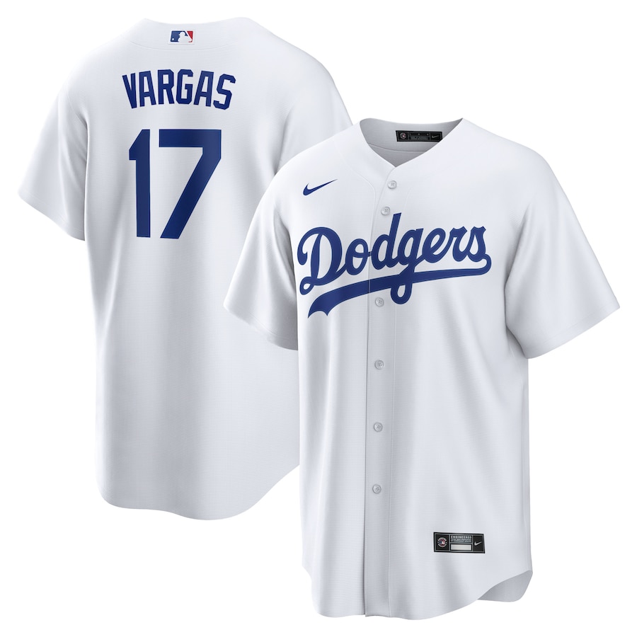 Miguel Vargas Los Angeles Dodgers Player Jersey White