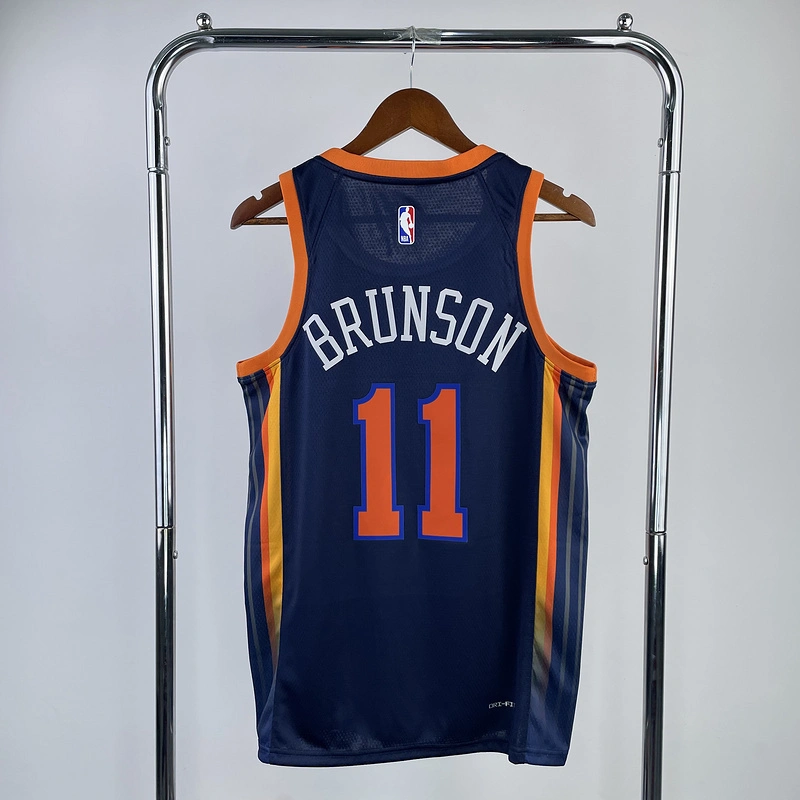 2023 New York Knicks 11 BRUNSON Basketball Jersey