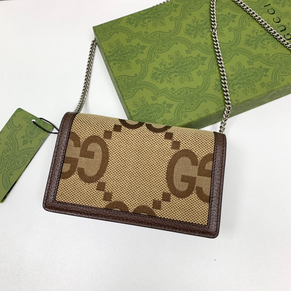 Gucci Dionysus Jumbo GG Super Mini Bag