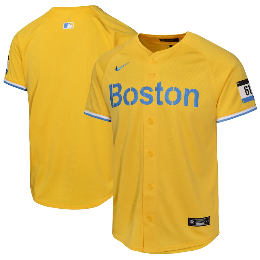 Boston Red Sox Youth City Connect Limited Jersey Gold