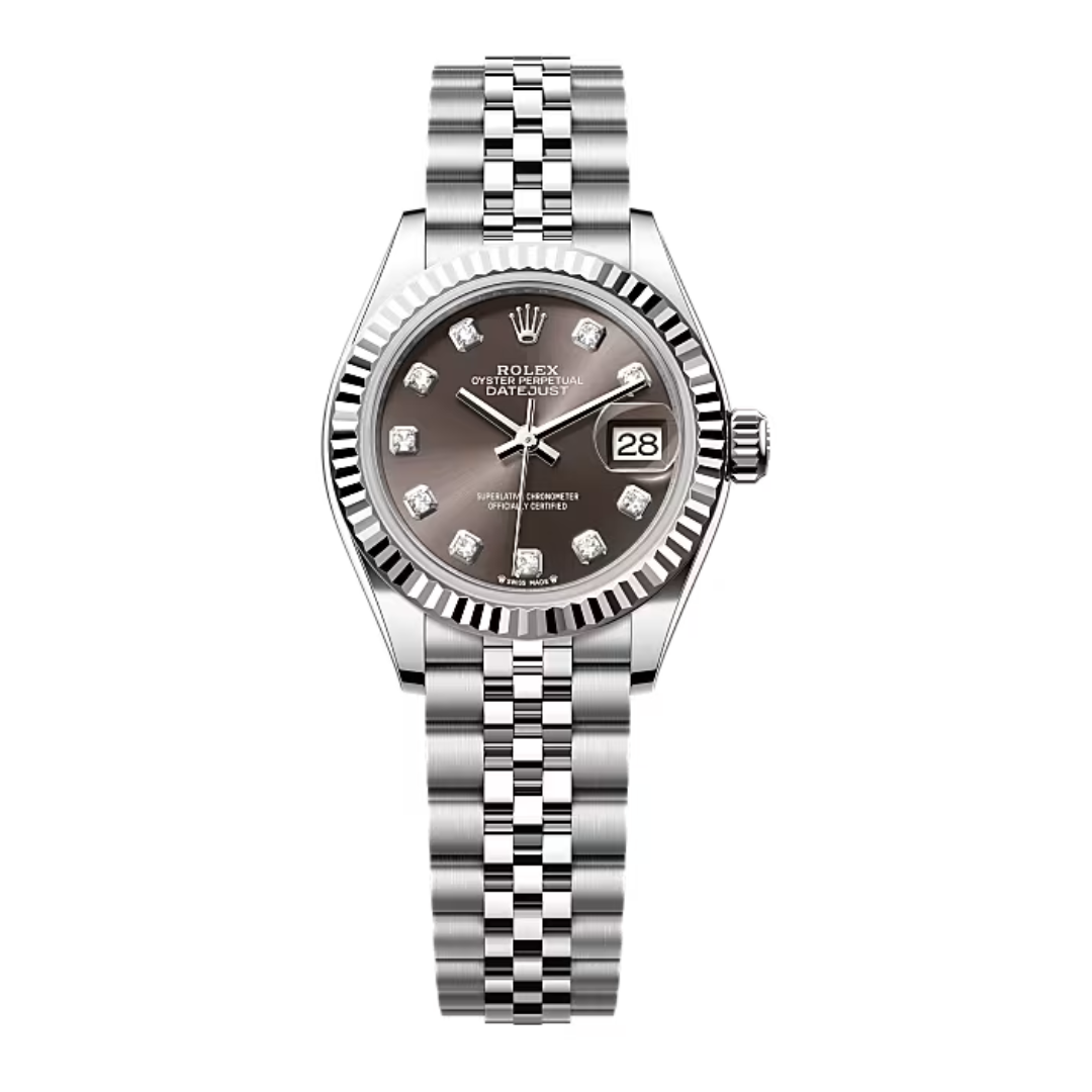 Rolex Datejust Oyster, 28 mm, white gold and Oyster steel Model number 279174-0015
