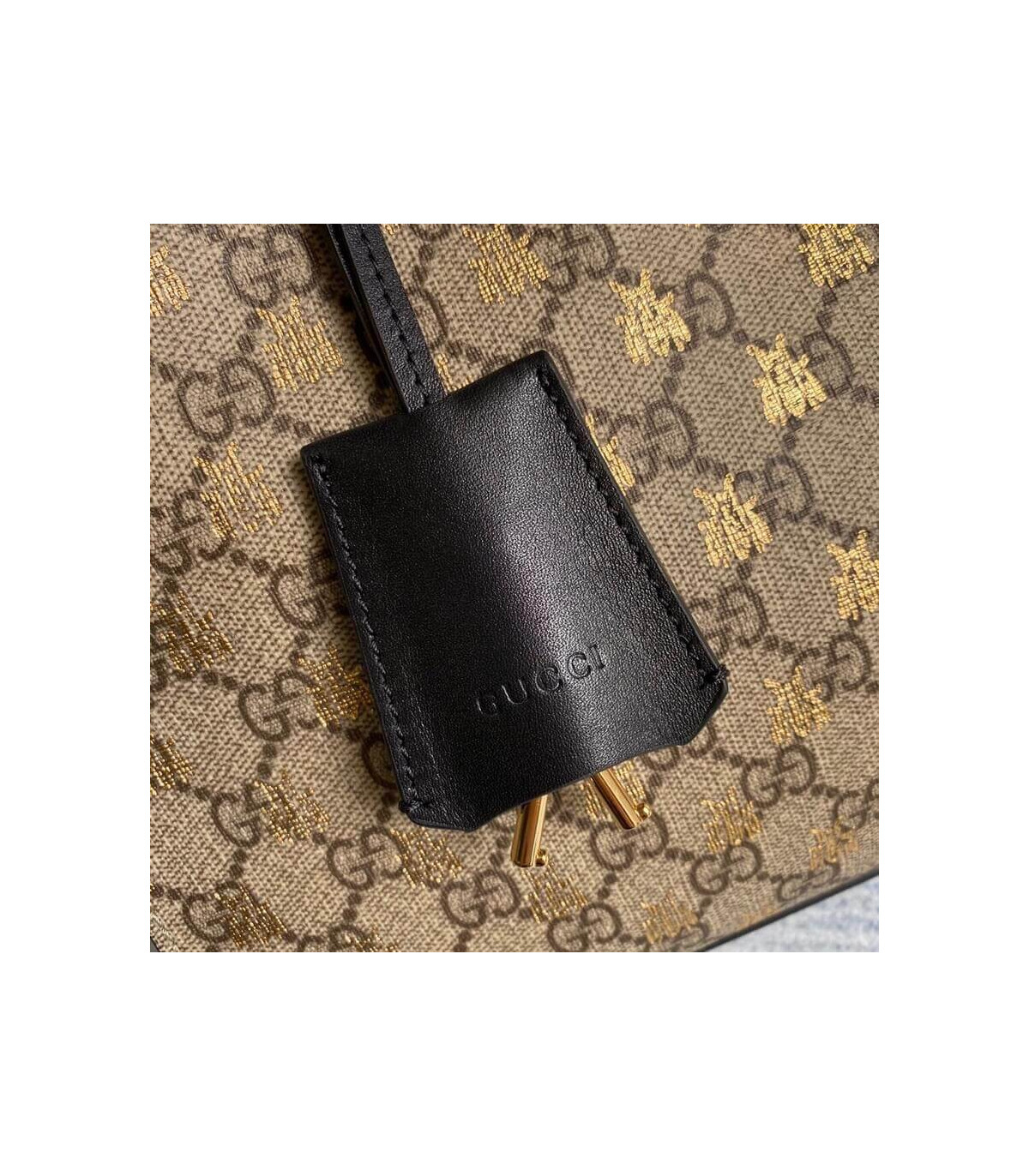 Gucci Padlock Medium GG Bees Shoulder Bag